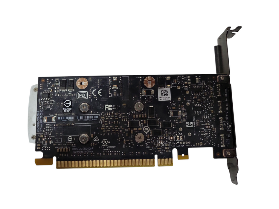 Nvidia Quadro P1000 4GB GDDR5 Graphics card 4x Mini DP,
