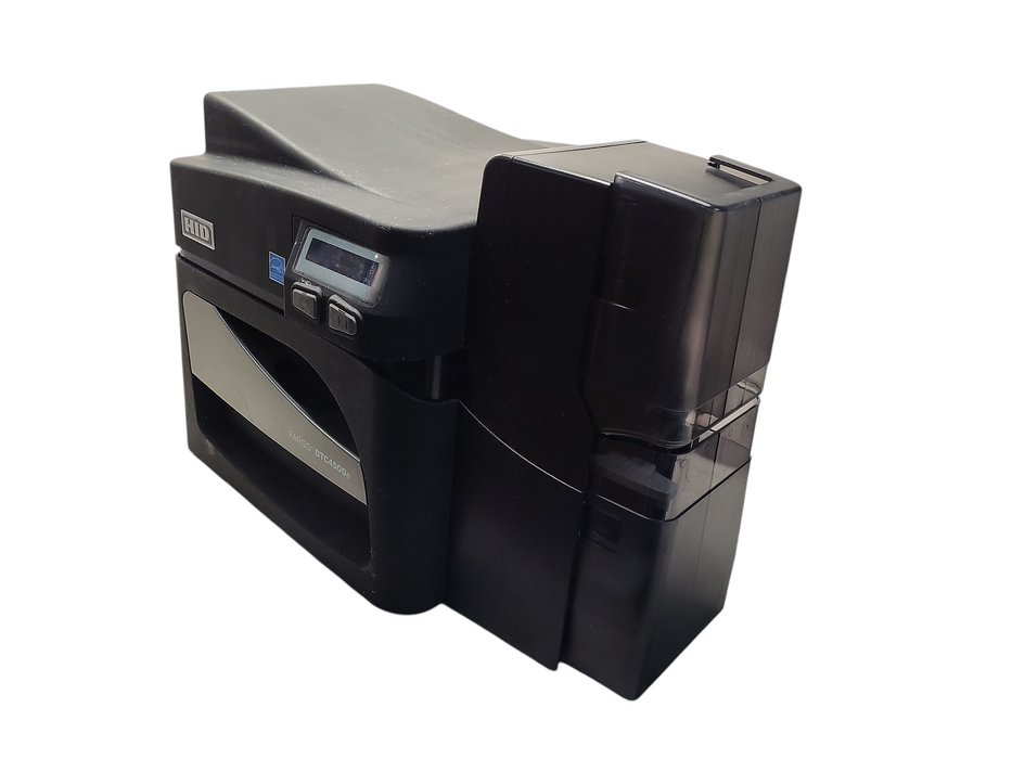 Fargo DTC4500E Color Dual-Sided ID Card Printer No AC