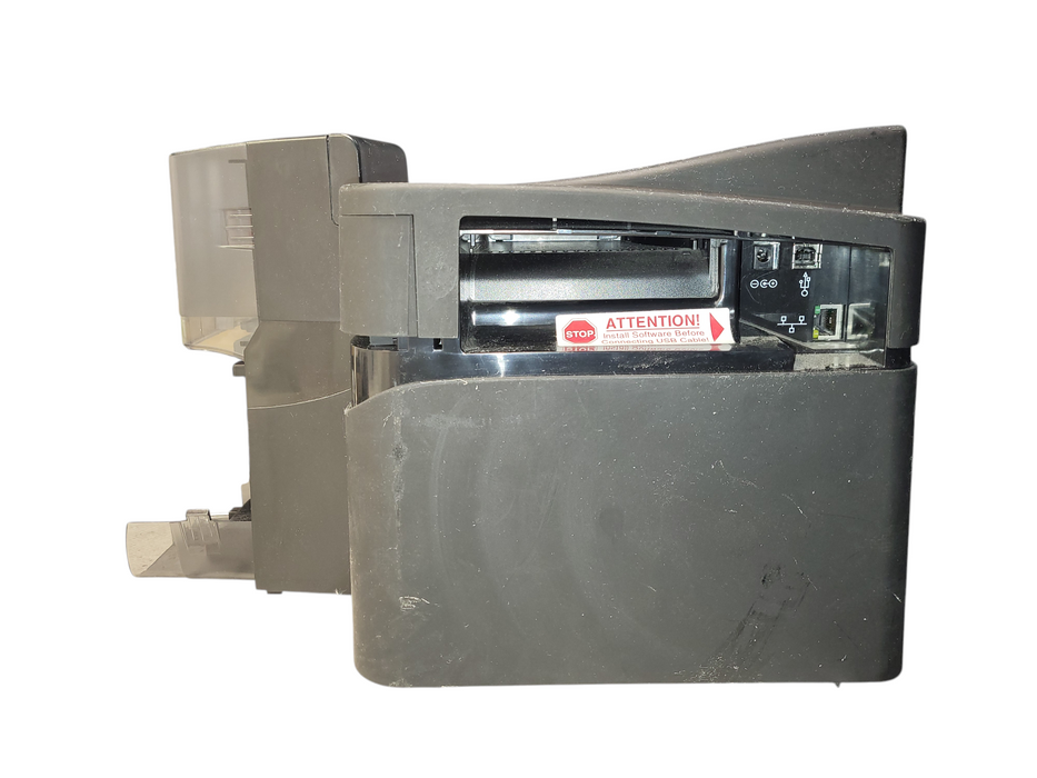 Fargo DTC4500E Color Dual-Sided ID Card Printer No AC