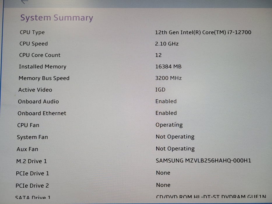Lenovo ThinkCentre M70s Gen 3 | Intel Core i7-12700 CPU, 16GB DDR4, 256GB NVMe
