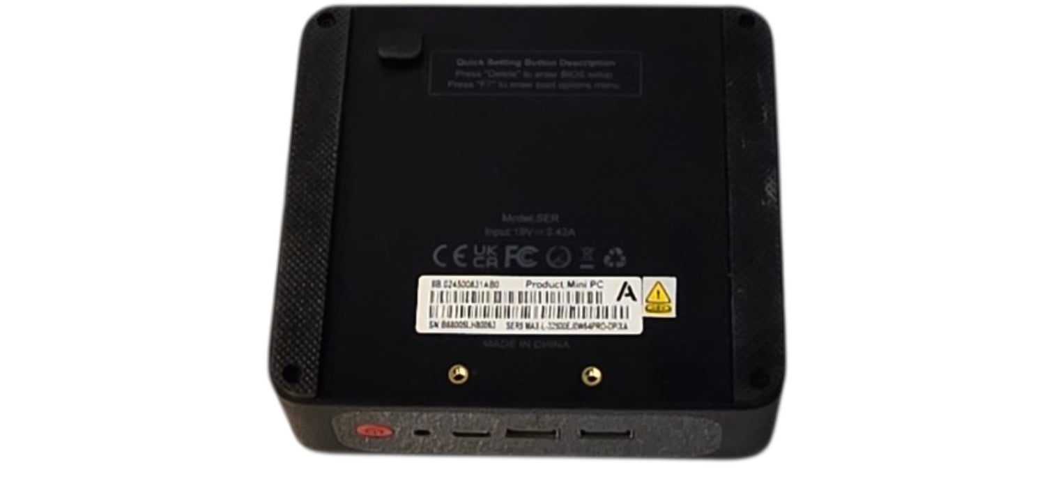 Beelink SER5 MAX Mini PC | Ryzen 7 6800H CPU | 32GB DDR5 RAM | 256GB NVME