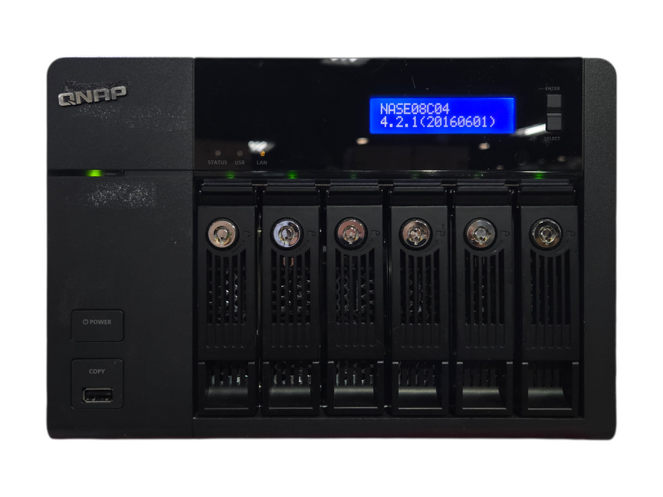 QNAP TS-670 6 Bays NAS w/ 3x 2TB & 3x 3TB HDDs (Total 15TB)