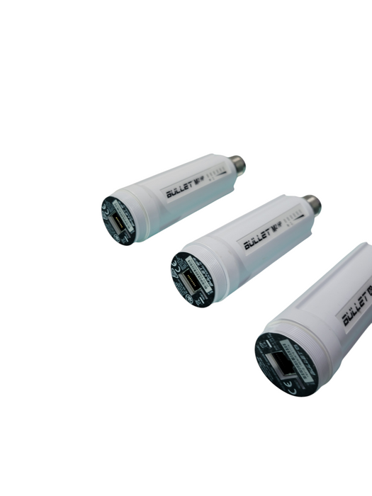 Lot of 3x - Ubiquiti BulletM2-HP Outdoor Wireless Radio(READ)