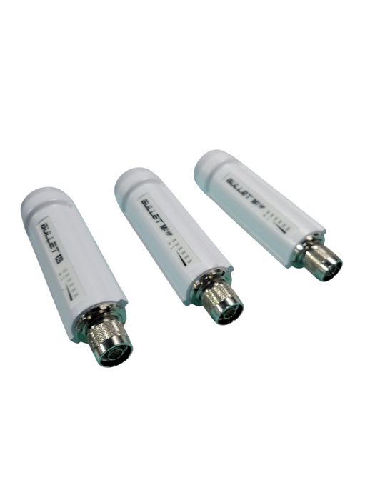 Lot of 3x - Ubiquiti BulletM2-HP Outdoor Wireless Radio(READ)
