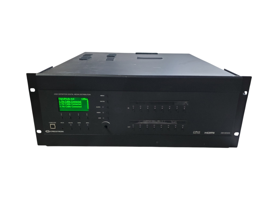 Crestron DM-MD8X8 8x8 DigitalMedia Matrix Switcher Chassis - No Cards *READ*