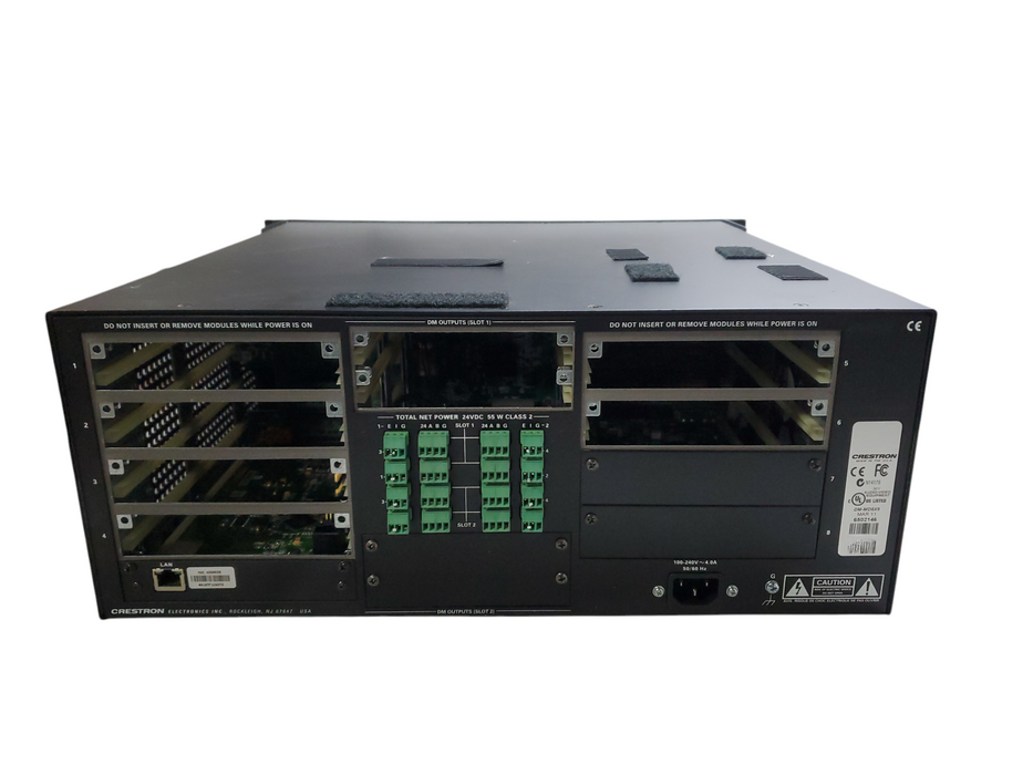 Crestron DM-MD8X8 8x8 DigitalMedia Matrix Switcher Chassis - No Cards *READ*