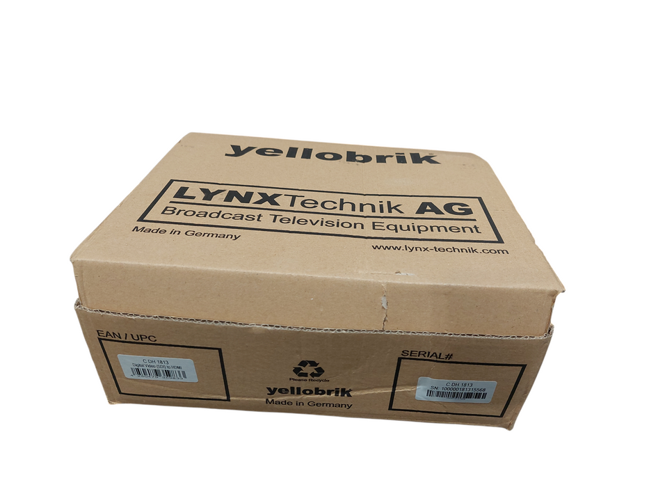 Lynx Technik AG Yellowbrik HDMI to SDI Converter in box