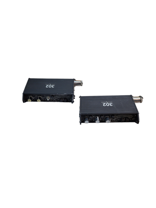 Lot of 2x Sound Devices 302 Portable 3-Channel Field Mixers