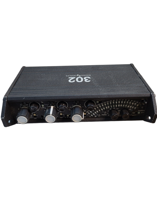 Lot of 2x Sound Devices 302 Portable 3-Channel Field Mixers