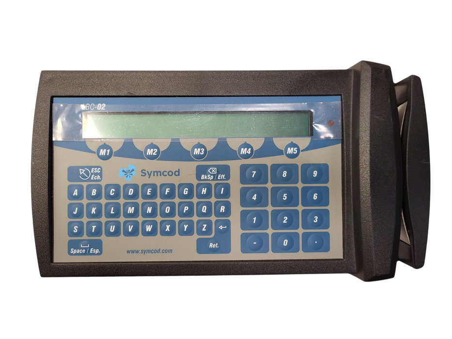 SYMCOD LBC-02 / IP DATA ACQUISITION TERMINAL RECORDS KEYBOARD No AC