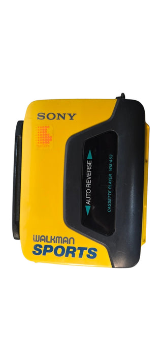 Vintage Sony Walkman Sports WM-A53 Yellow Portable Cassette Player