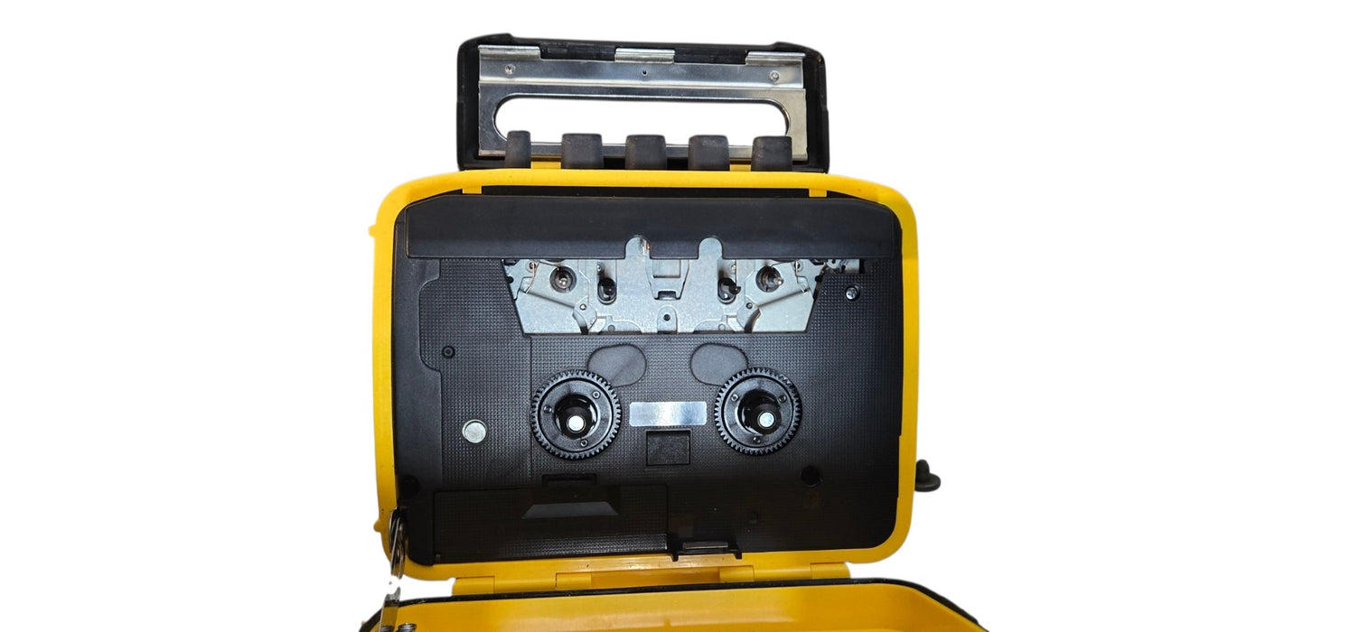 Vintage Sony Walkman Sports WM-A53 Yellow Portable Cassette Player