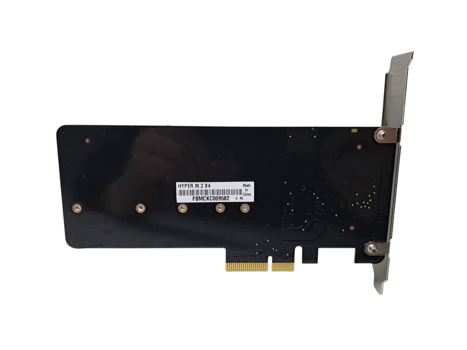 ASUS Hyper M.2 X4 PCIe NVMe SSD Adapter Card Full Height No SSD