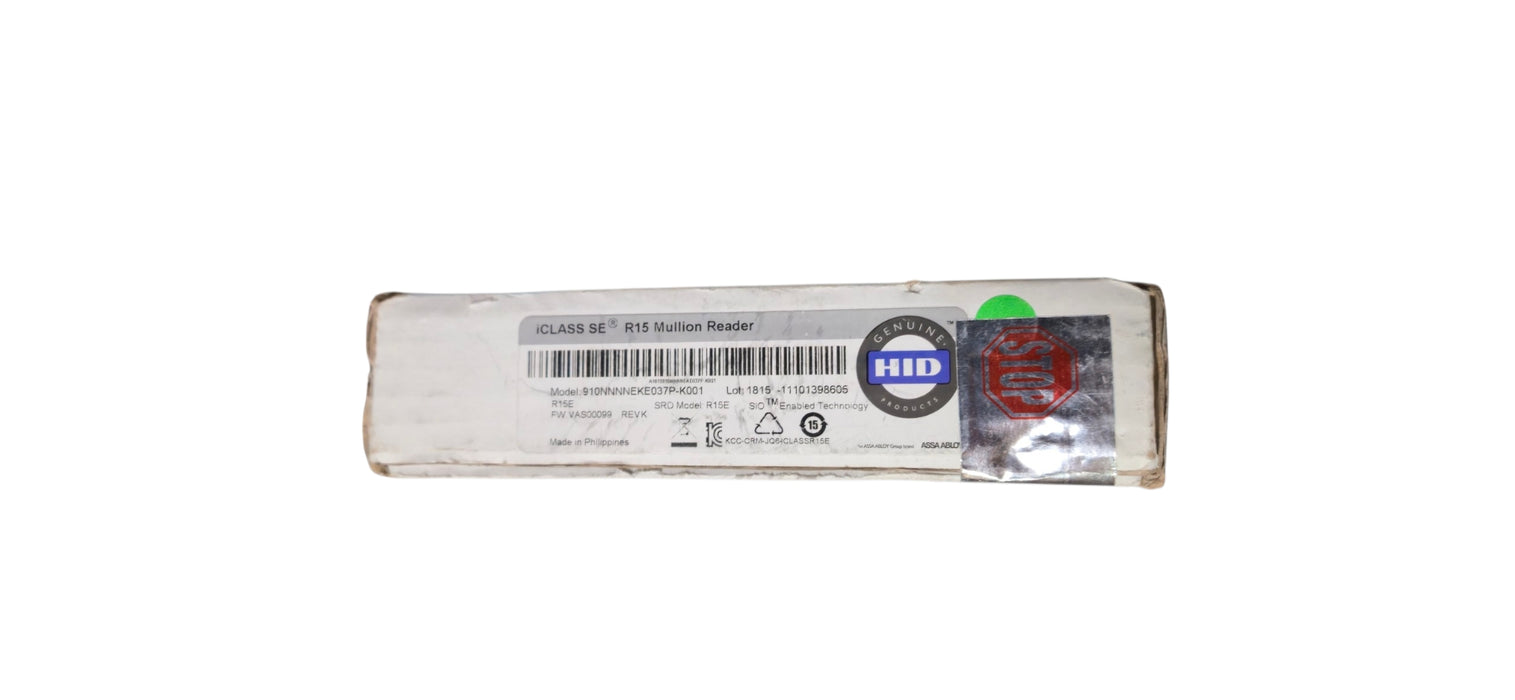 Brand New HID iCLASS SE R15 Mullion Smart Card Reader | 910NNNEKE037P-001