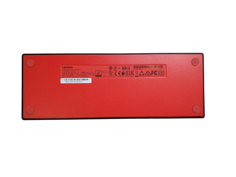 Lenovo ThinkPad Thunderbolt 3 Dock Gen 2, 40AN DK1841| W/AC