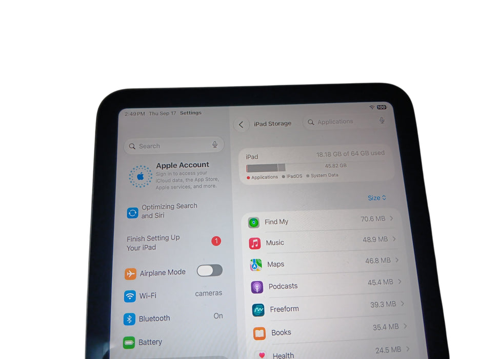 Apple iPad Mini 6th Gen - 64GB - Space Gray [A2567]