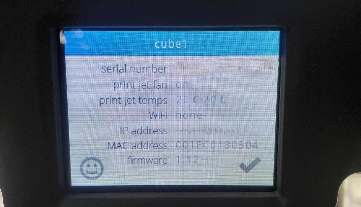 3D Systems Cube 1st Gen Desktop 3D Printer w/ Filament