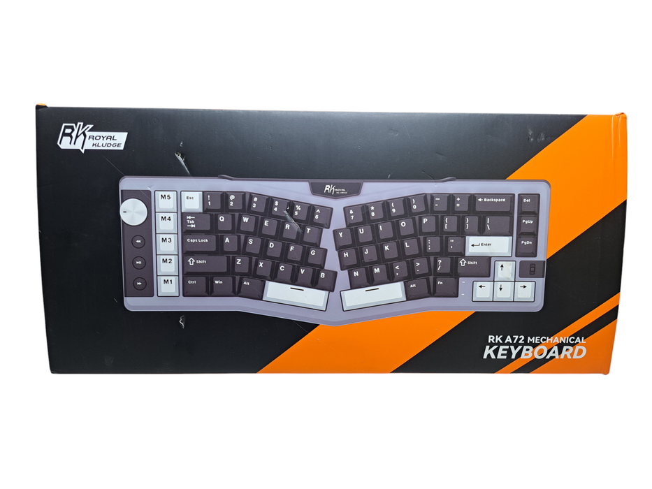 Royal Kludge RK A72 68% Alice Ergonomic Wireless Mechanical Keyboard RGB
