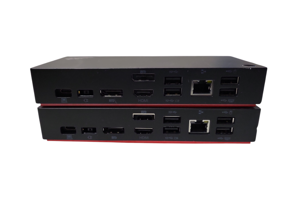 LOT 2x Lenovo ThinkPad Universal USB-C Dock LDA-KP