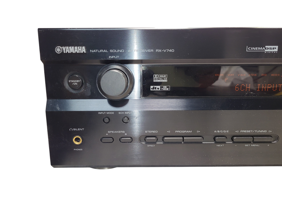 Yamaha RX-V740 6.1-channel natural sound A/V receiver No remote