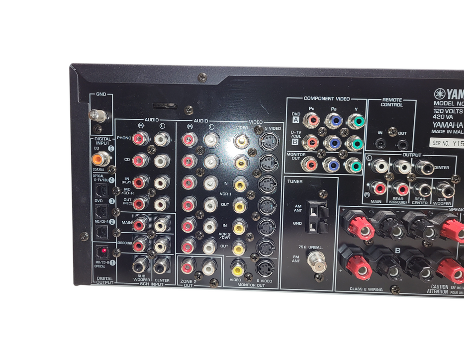 Yamaha RX-V740 6.1-channel natural sound A/V receiver No remote