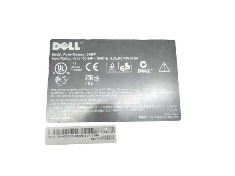 DELL PowerConnect 3448P 48 Port PoE Managed Switch  Q