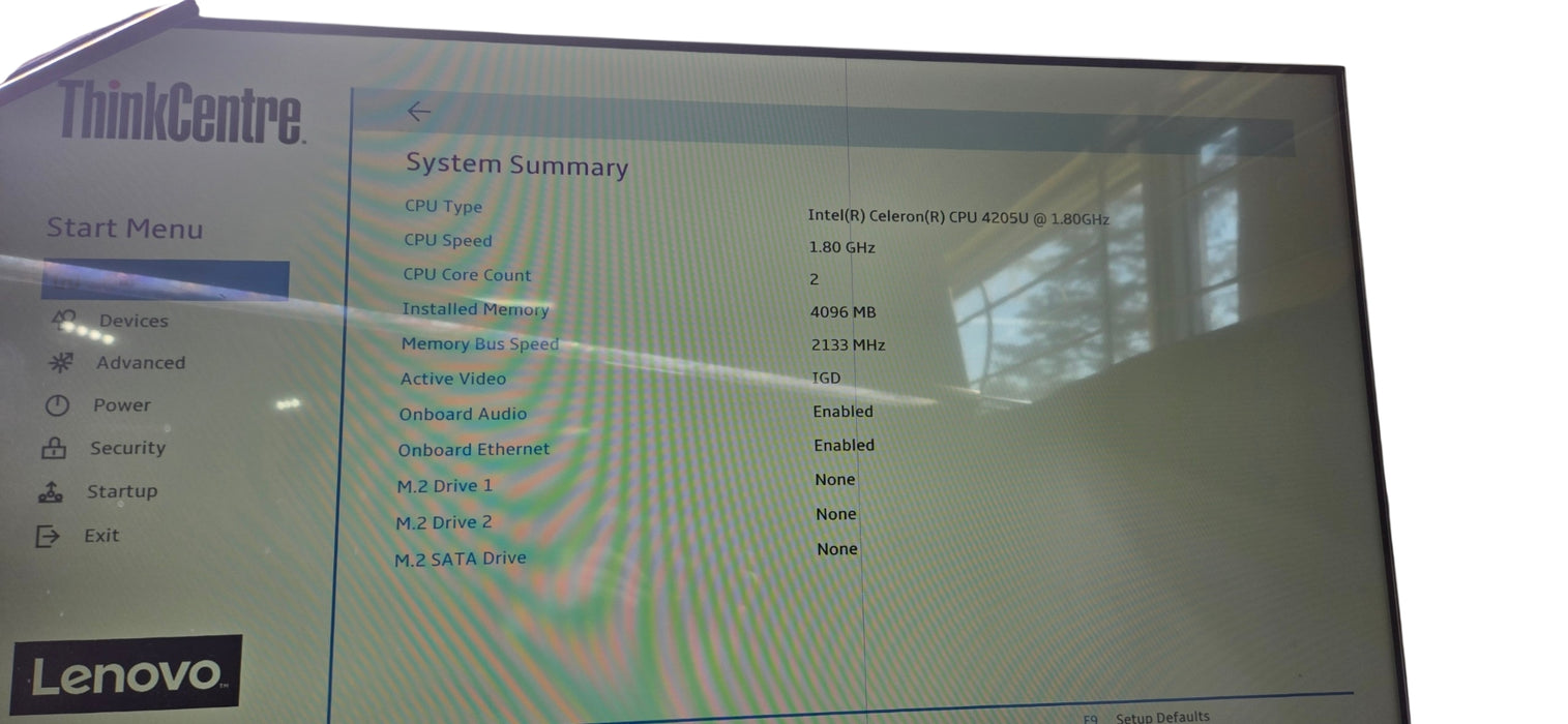 Lenovo ThinkCentre M90n SFF Celeron 4250U |4GB RAM |256NVME