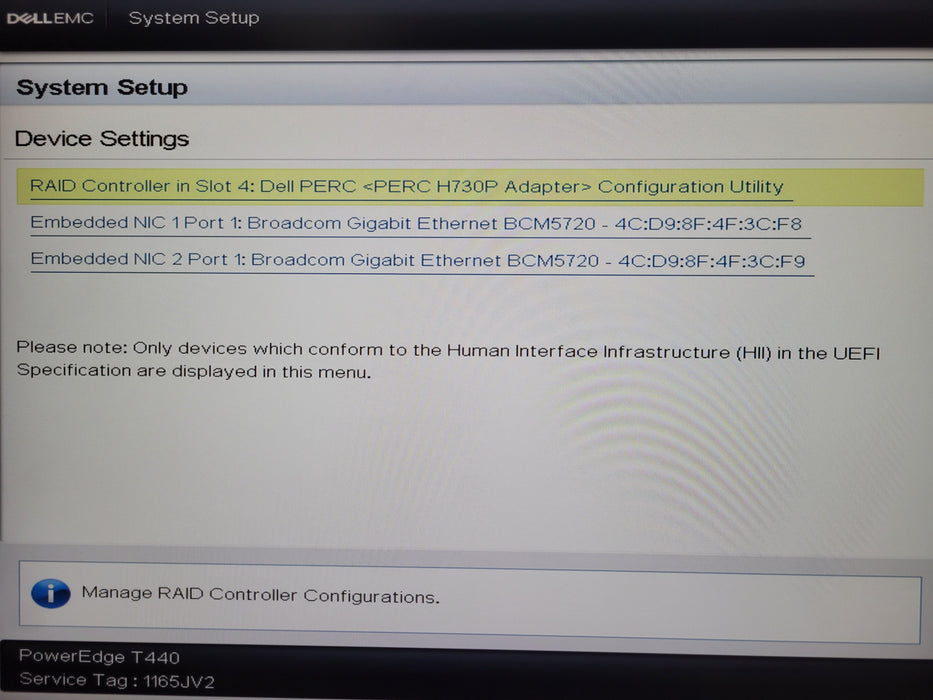 Dell PE T440, 1x Xeon Bronze 3106 1.70GHz, 32GB DDR4 PERC H730P, 4x 4TB SAS HDD