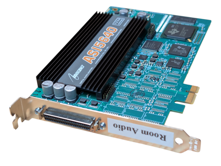 AudioScience ASI5640 PCIe Professional AES Digital Audio Broadcast Card 5640
