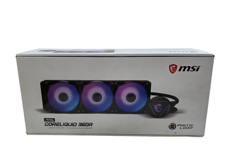 Open Box - MSI MAG Coreliquid 360R 360mm ARGB AIO Liquid CPU Cooler