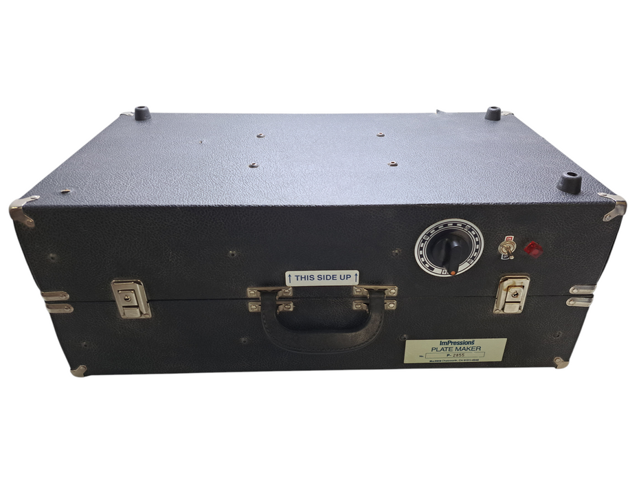 ImPressions P-2855 Portable Plate Maker UV Exposure Unit w/ Case *READ*