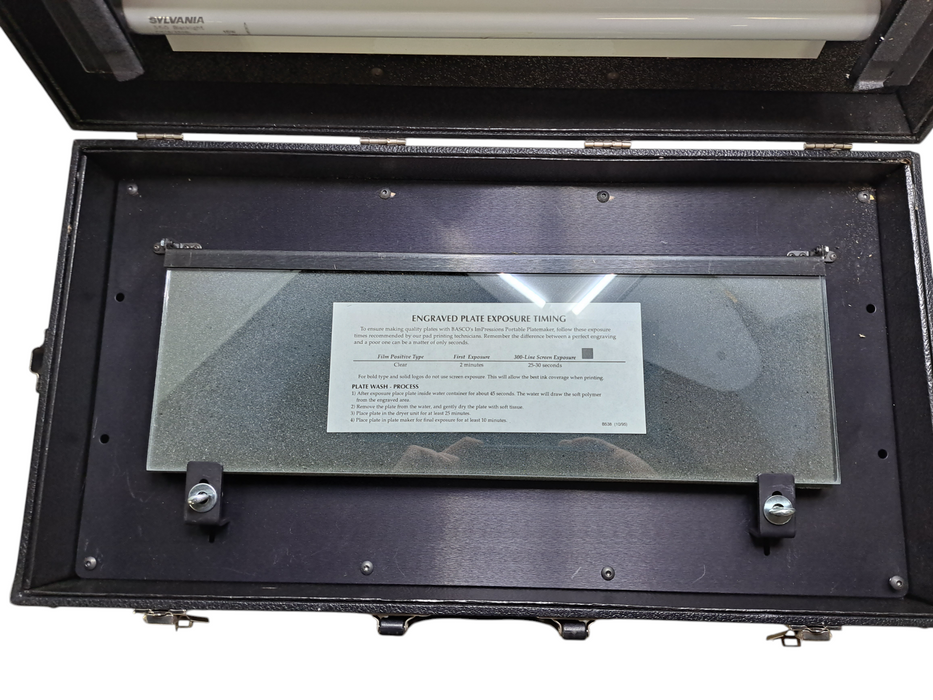 ImPressions P-2855 Portable Plate Maker UV Exposure Unit w/ Case *READ*