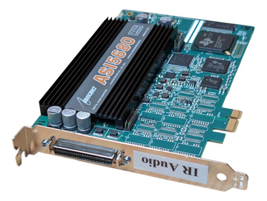 AudioScience ASI5680 PCIe Professional AES Digital Audio Broadcast Card 5680