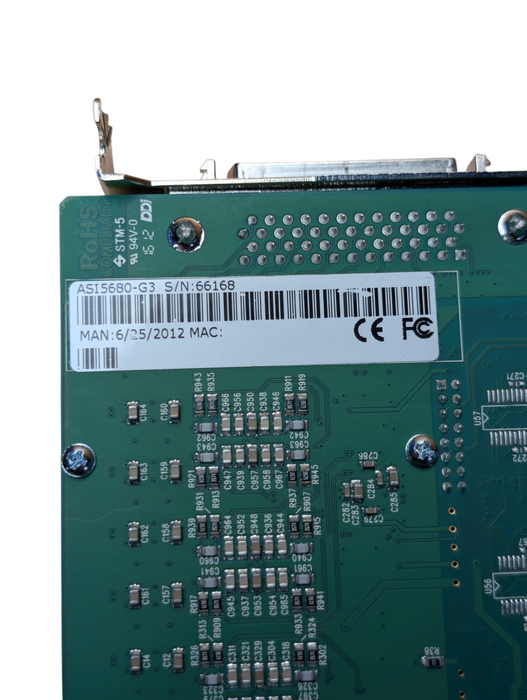AudioScience ASI5680 PCIe Professional AES Digital Audio Broadcast Card 5680