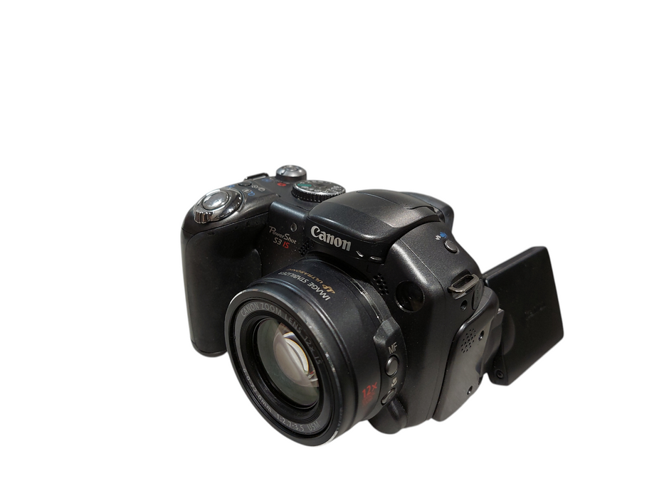 Canon Power Shot S3 IS 6.0 MP Canon Zoom Lens 12x IS 6.0-72.0mm 1:2.7-3.5 USM
