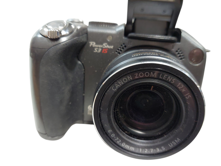 Canon Power Shot S3 IS 6.0 MP Canon Zoom Lens 12x IS 6.0-72.0mm 1:2.7-3.5 USM