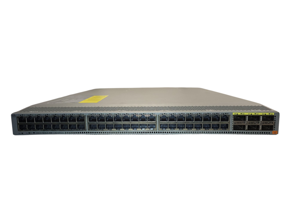 Cisco N9K-C9372TX-E 48-Port Nexus 9300 1/10GB Switch, Dual AC