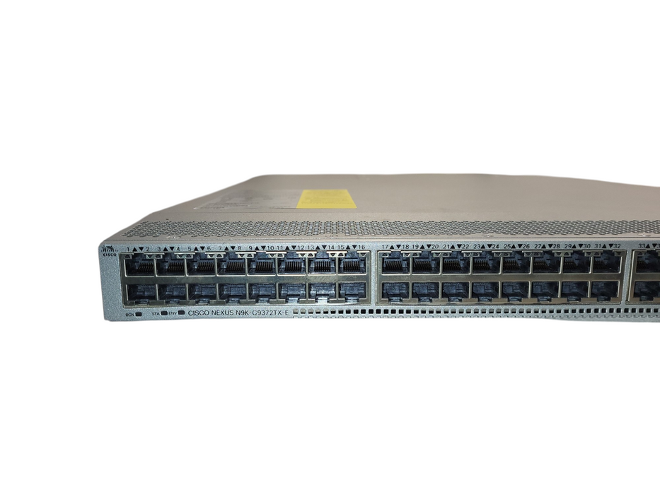 Cisco N9K-C9372TX-E 48-Port Nexus 9300 1/10GB Switch, Dual AC