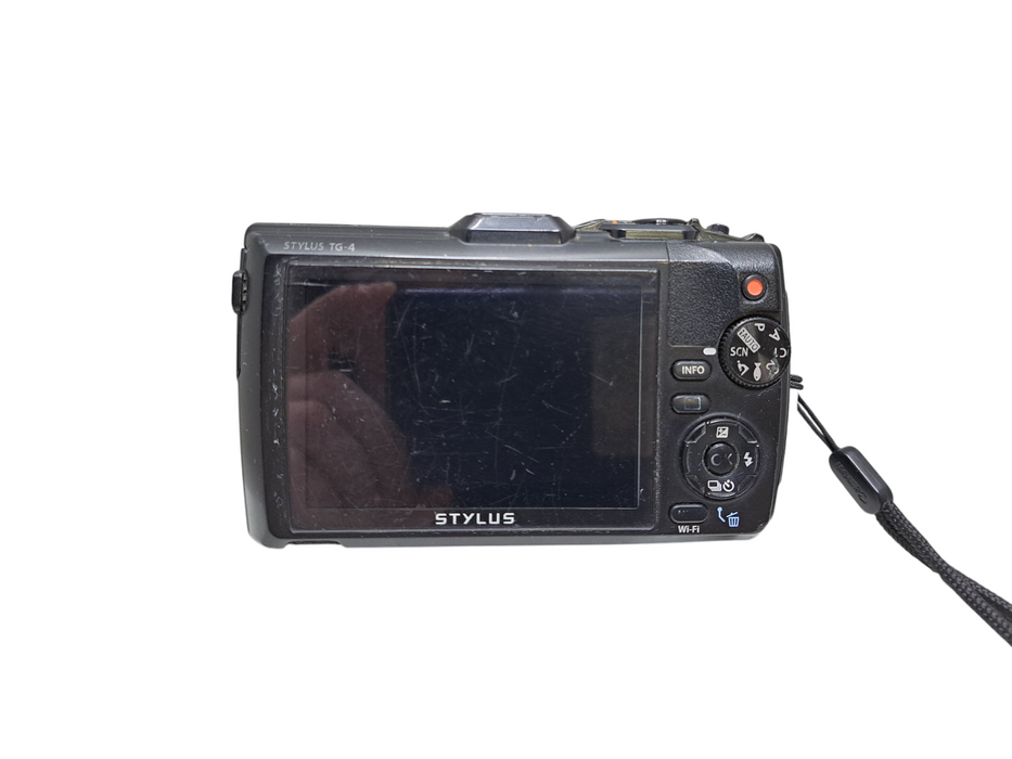 Olympus Stylus Tough TG-4 Waterproof Digital Camera | No Battery *READ*