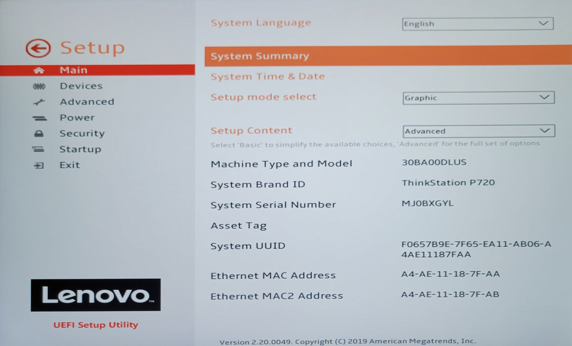 Lenovo ThinkStation P720 Xeon Silver 4216 2.10GHz, 16GB DDR4, No HDD/GPU