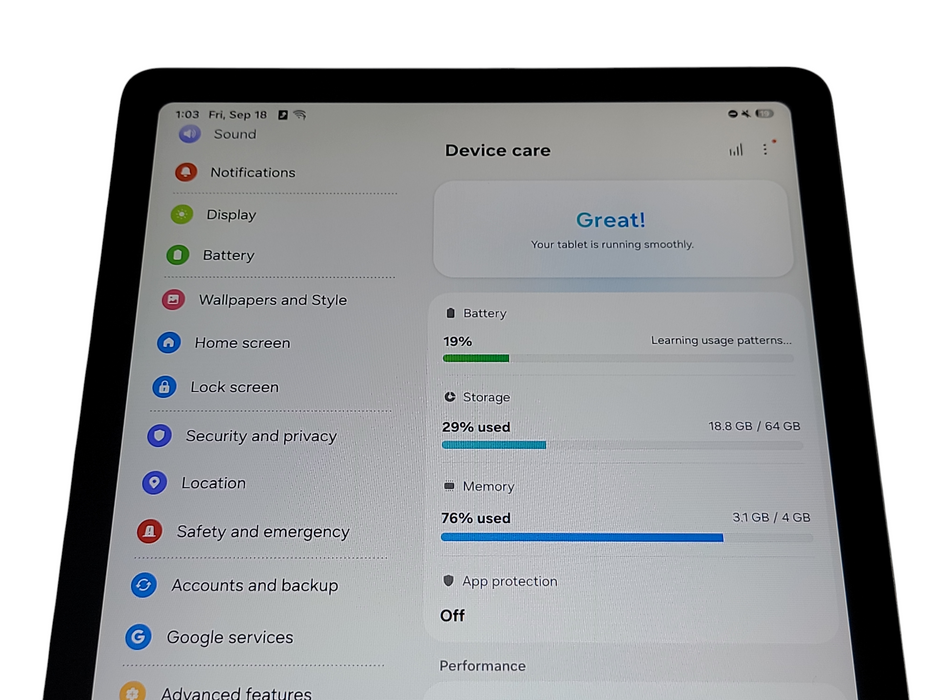 Samsung Galaxy Tab S6 Lite - 64GB - Green [SM-P620]