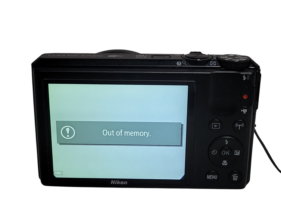 Nikon COOLPIX S7000 Digital Camera 16.0MP 20x Zoom Wi-Fi, READ