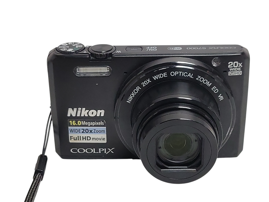 Nikon COOLPIX S7000 Digital Camera 16.0MP 20x Zoom Wi-Fi, READ