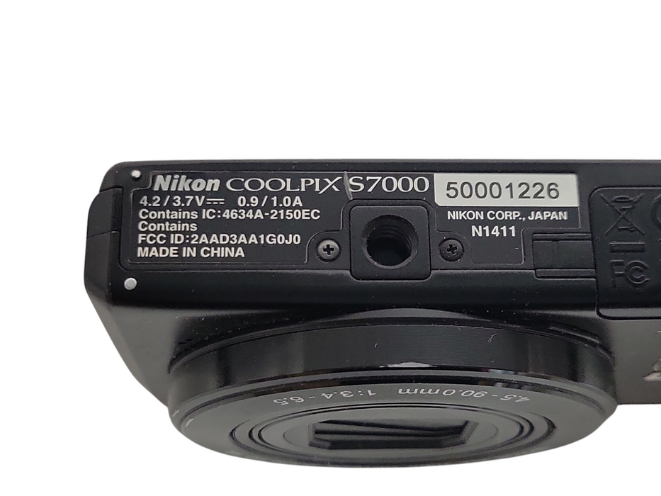 Nikon COOLPIX S7000 Digital Camera 16.0MP 20x Zoom Wi-Fi, READ