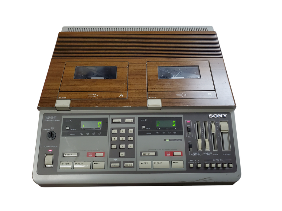 Lot 3x Sony BM-246 Confer-Corder Cassette Transcriber