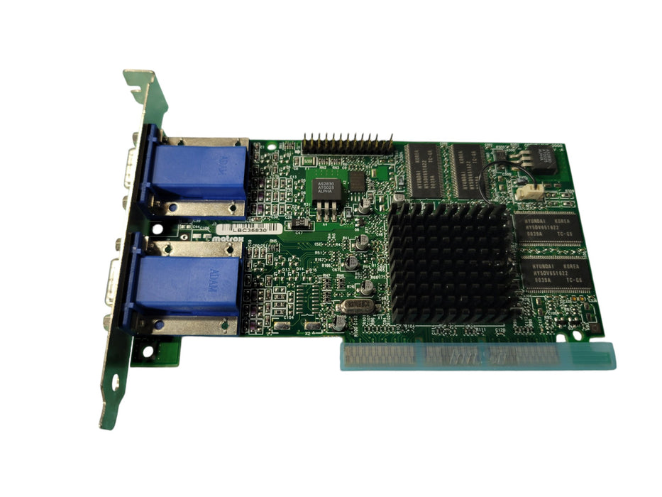 Matrox G450 MDHA32DB DualHead 32MB AGP Video Card Vintage