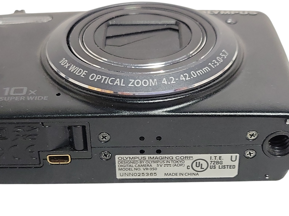 Olympus VR-350 16MP Digital camera, No Battery/SD Card, READ