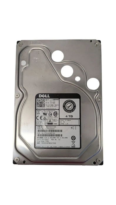 Dell 4TB 7.2K 12G SAS 3.5" Enterprise HDD 10N7R ST4000NM019B