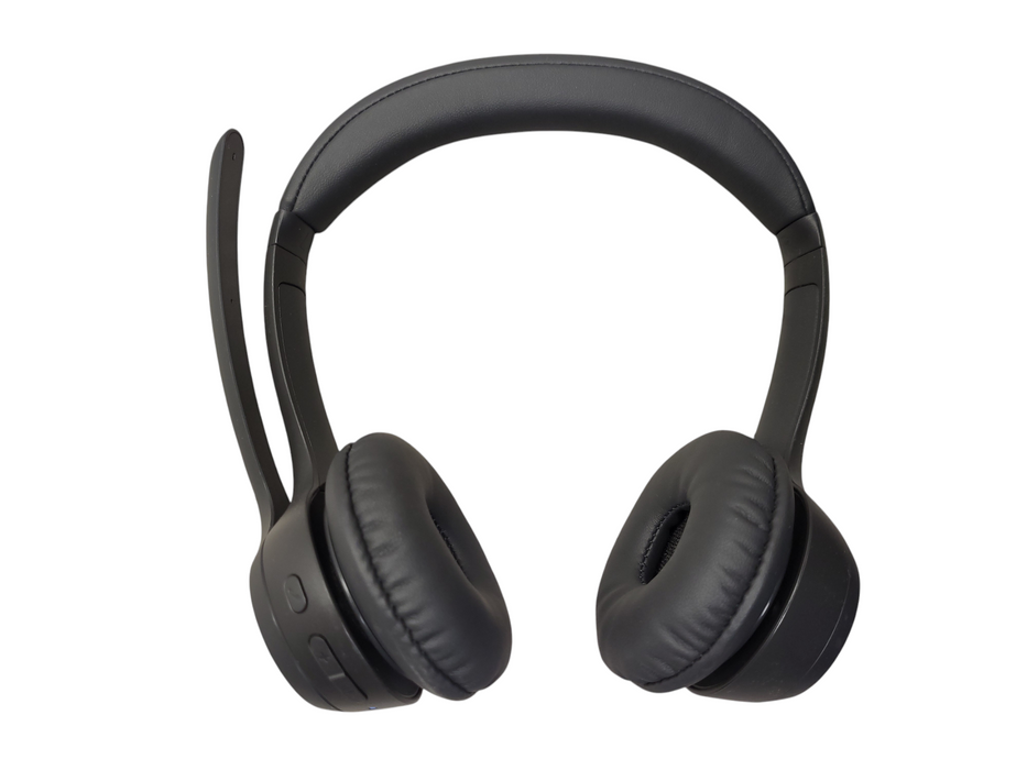 Logitech Zone 301 Wireless Bluetooth Headset Boom Mic Office Calls Graphite