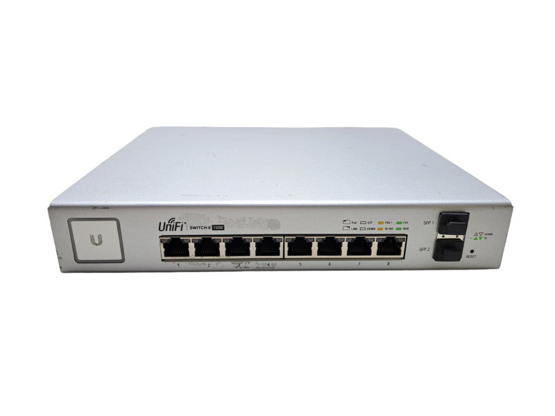 Ubiquiti UniFi US-8-150W | 8-Port Gigabit PoE 150W Ethernet Switch